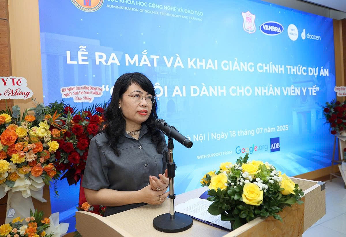 15.000 nhân viên y tế Việt Nam được học AI để ứng dụng vào khám chữa bệnh, quản trị...